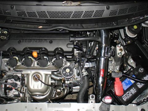 Injen 06-09 Civic Ex 1.8L 4 Cyl. (Manual) Black Cold Air Intake thumbnail 4
