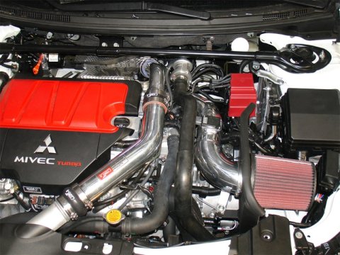 Injen 2008-14 Mitsubishi Evo X 2.0L 4Cyl Black Short Ram Intake thumbnail 8