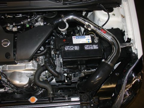 Injen 2007-09 Sentra SER V-Spec 2.5L 4 Cyl. (Manual Only) Polished Cold Air Intake thumbnail 4