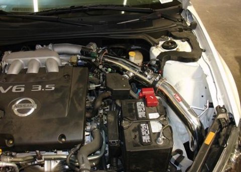 Injen 04-06 Altima 3.5L V6 Polished Cold Air Intake thumbnail 2