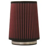 Injen High Performance Air Filter - 5 Black Filter 6 1/2 Base / 8 Tall / 5 1/2 Top thumbnail 2