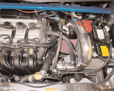 Injen 2004 Scion xA 1.5L 4 Cyl Black Short Ram Tuned Air Intake w/ MR Technology thumbnail 3