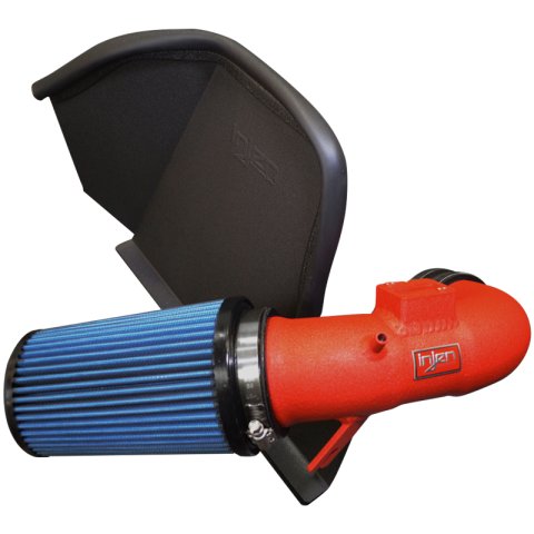 Injen 16-18 BMW 330i B48 2.0L (t) Wrinkle Red Cold Air Intake thumbnail 2