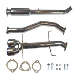 Injen 17-20 Honda Civic Si 1.5L Turbo (Sedan Only) 3in Cat-Back Stainless Steel Exhaust thumbnail 3