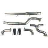 Injen 16-18 Ford Focus RS 3in Cat-Back Stainless Steel Exhaust w/ 4in Black Chrome Tips thumbnail 5