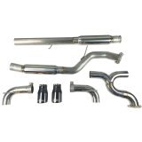 Injen 16-18 Ford Focus RS 3in Cat-Back Stainless Steel Exhaust w/ 4in Black Chrome Tips thumbnail 8