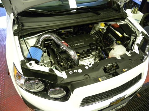 Injen 12-20 Chevrolet Sonic 1.4L Turbo 4cyl Black Short Ram Cold Air Intake w/ MR Technology thumbnail 6