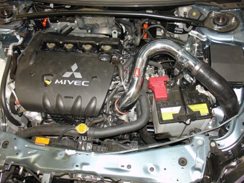 Injen 2015 Mitsubishi Lancer 2.4L 5spd w/o Xenon Headlights Black Cold Air Intake (Manual) thumbnail 5