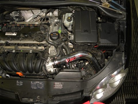 Injen 09-10 VW Golf 2.5L Polished Cold Air Intake w/ MR Tech/Air Fusion/Nano-Fiber Filter (NO MAF) thumbnail 4
