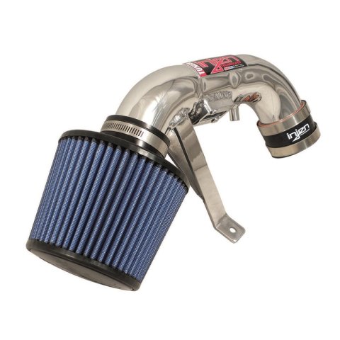 Injen 06-11 Honda Civic Hybrid 1.3L 4 cyl Polished Dyno-Tuned Air Intake w/ Web Nano-Fiber Filter thumbnail 3