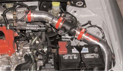 Injen 02-06 Nissan Sentra SER Spec V 2.5L (CARB 02-04 Only) Black Cold Air Intake **SPECIAL ORDER** thumbnail 9