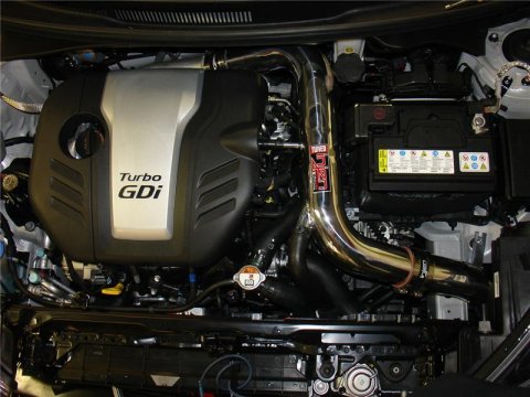 Injen 13 Hyundai Veloster Turbo 1.6L 4cyl Turbo GDI Polished Cold Air Intake thumbnail 2