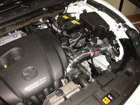 Injen 14-15 Mazda 6 2.5L 4cyl Black Cold Air Intake w/ MR Tech & Air Fusion thumbnail 5