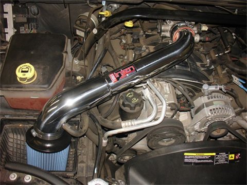 Injen 05-07 Jeep Grand Cherokee WK 4.7L V8 Wrinkle Black Tuned Air Intake w/ MR Tech thumbnail 5