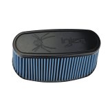 Injen NanoWeb Dry Air Filter 8.7x3.9in Oval ID / 10.4x5.6in OD / 4.75in Height / 7.9x3.1in Top thumbnail 6