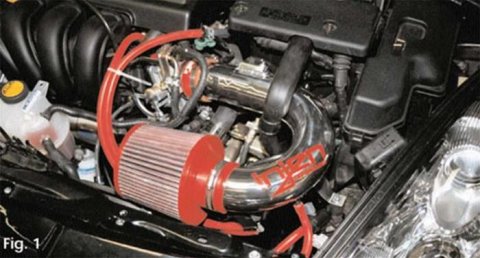 Injen 00-04 Toyota Celica GT L4 1.8L Black IS Short Ram Cold Air Intake thumbnail 2