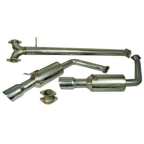 Injen 2011-14 Hyundai Sonata/Kia Optima 2.0L - 3inch Cat Back w/ Dual 60mm Mufflers thumbnail 2