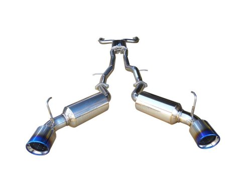 Injen 08-13 Infiniti G37 V6 3.7L RWD Coupe Only 76mm Stainless Steel Exhaust w/ Titanium Tips thumbnail 1