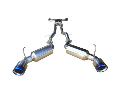 Injen 08-13 Infiniti G37 V6 3.7L RWD Coupe Only 76mm Stainless Steel Exhaust w/ Titanium Tips thumbnail 2