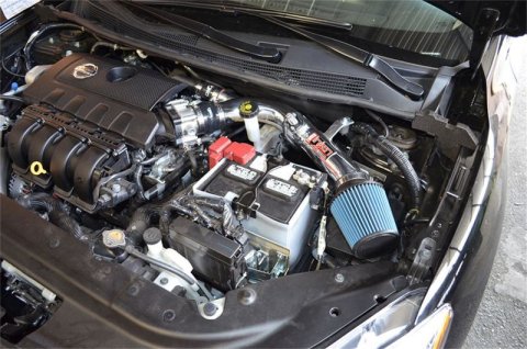 Injen 13-19 Nissan Sentra 4 Cylinder 1.8L w/ MR Tech and Air Fusion Black Short Ram Intake thumbnail 5
