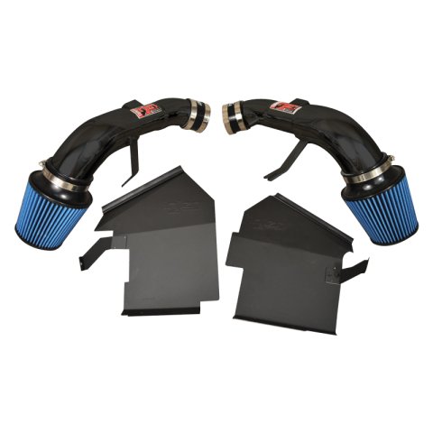 Injen 14 Infiniti Q50 3.7L V6 Black Dual Short Ram Intake w/ MR Techn and Heat Shields thumbnail 1