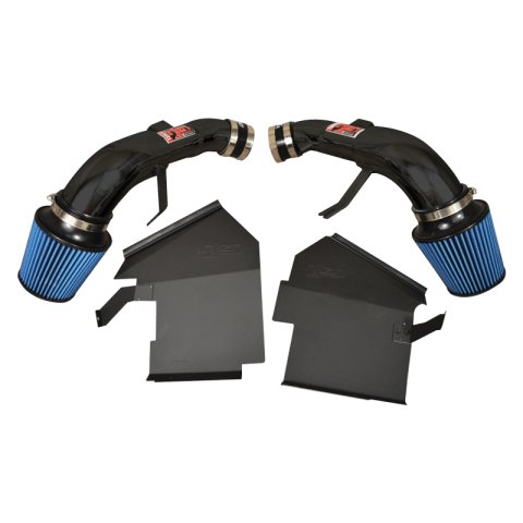 Injen 14 Infiniti Q50 3.7L V6 Black Dual Short Ram Intake w/ MR Techn and Heat Shields thumbnail 2