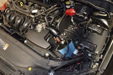 Injen 13-20 Ford Fusion 2.5L 4Cyl Polished Short Ram Intake with MR Tech and Heat Shield thumbnail 6