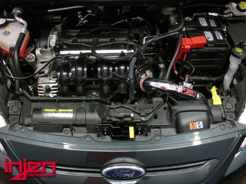 Injen 14-19 Ford Fiesta 1.6L Black Cold Air Intake thumbnail 3