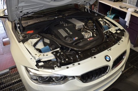 Injen 2015 M3/M4 3.0L Twin Turbo Wrinkle Black Short Ram 2pc. Intake System w/ MR Technology thumbnail 4