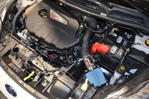 Injen 16-19 Ford Fiesta ST 1.6L Turbo 4Cyl Polished Short Ram Intake w/MR Tech thumbnail 4