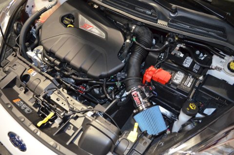 Injen 16-19 Ford Fiesta ST 1.6L Turbo 4Cyl Polished Short Ram Intake w/MR Tech thumbnail 5