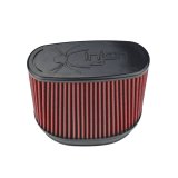 Injen 8-Layer Oiled Cotton Gauze Air Filter/ Oval ID Oval Base/5.55in Media HT/7in x 2.75in Oval Top thumbnail 6