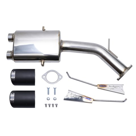 Injen 19-21 Hyundai Veloster L4 1.6L Turbo Performance Stainless Steel Axle Back Exhaust System thumbnail 3