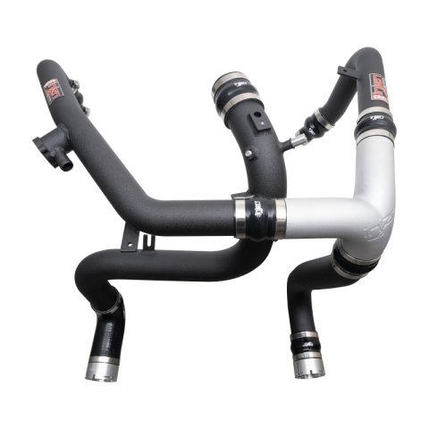 Injen 21-23 Ford Bronco 2.7L V6 (TT) EcoBoost SES Intercooler Pipes - Wrinkle Black thumbnail 1