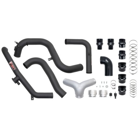 Injen 21-23 Ford Bronco 2.7L V6 (TT) EcoBoost SES Intercooler Pipes - Wrinkle Black thumbnail 5