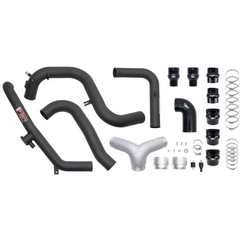 Injen 21-23 Ford Bronco 2.7L V6 (TT) EcoBoost SES Intercooler Pipes - Wrinkle Black thumbnail 8