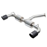 Injen 19-22 Hyundai Veloster N L4 2.0L Turbo Performance SS Axle Back Exhaust System - Carbon Tips thumbnail 1
