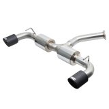 Injen 19-22 Hyundai Veloster N L4 2.0L Turbo Performance SS Axle Back Exhaust System - Carbon Tips thumbnail 2