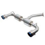 Injen 19-22 Hyundai Veloster N L4 2.0L Turbo Performance SS Axle Back Exhaust System - Burnt Ti Tips thumbnail 1
