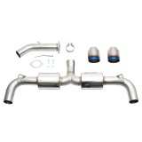 Injen 19-22 Hyundai Veloster N L4 2.0L Turbo Performance SS Axle Back Exhaust System - Burnt Ti Tips thumbnail 5