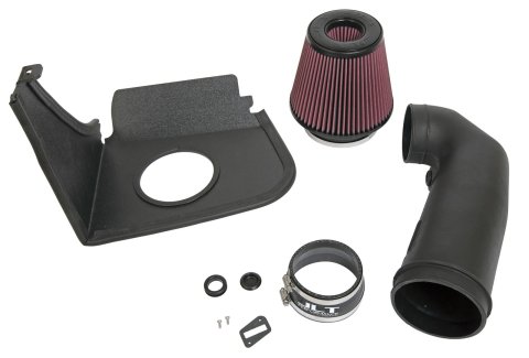 JLT 16-19 Chevrolet Camaro LT1 6.2L Black Textured Cold Air Intake Kit w/Red Filter - Tune Req thumbnail 1