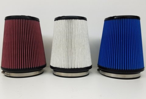 JLT 10-14 Ford Mustang GT500 Factory Replacement Oiled Air Filter 5.5x7in - Red thumbnail 3