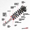 Rancho 03-19 Toyota 4Runner Front Right Quick Lift Loaded thumbnail 2