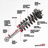 Rancho 07-20 Toyota Tundra Front Left Quick Lift Loaded thumbnail 2