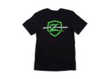 Zone Offroad Black Premium Cotton T-Shirt - Green Logo - 3XL thumbnail 2