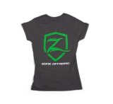 Zone Offroad Charcoal Gray Premium Cotton T-Shirt w/ Zone Offroad Logo - Womens - Large thumbnail 1