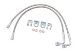 Zone Offroad 07-18 Jeep Wrangler JK Front 4-6in Stainless Brake Lines thumbnail 1