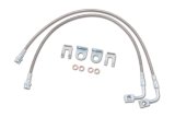 Zone Offroad 07-18 Jeep Wrangler JK Front 4-6in Stainless Brake Lines thumbnail 2