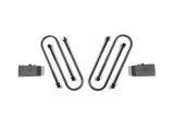 Zone Offroad Ram 3500 Rear 2in Block Kit - 4in U-bolts thumbnail 1