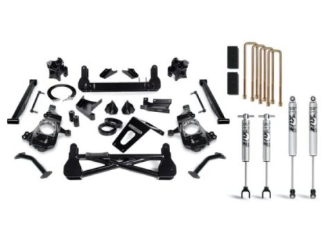 Cognito 20-24 Chevy/GMC Silv/Sierra 2500/3500 HD 2WD/4WD 7in Std Lift Kit w/ Fox PSMT 2.0 Shocks thumbnail 1